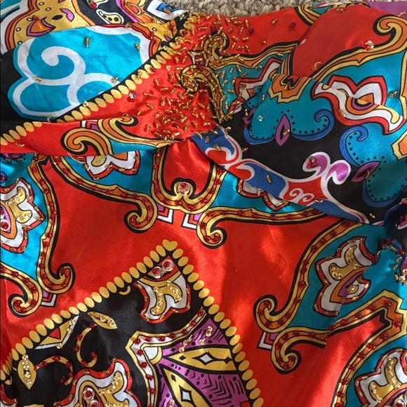 Cache Multicolor Strapless Dress - Picture 3 of 3